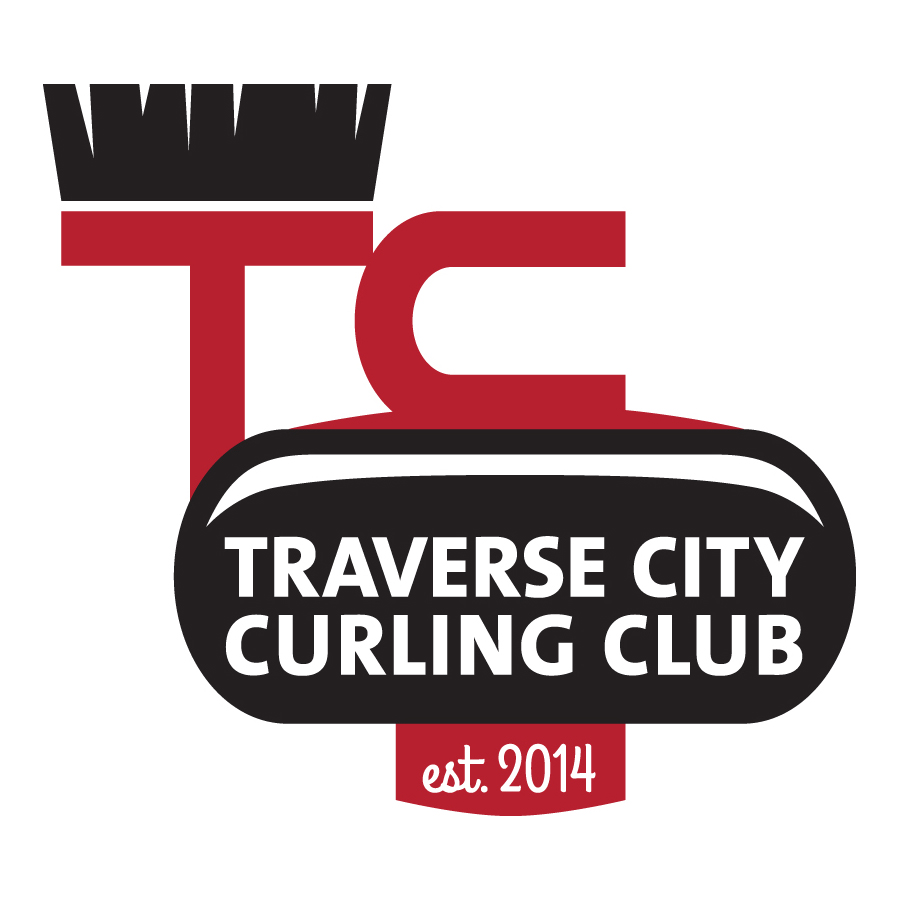 curling club logo traverse city curling club tc